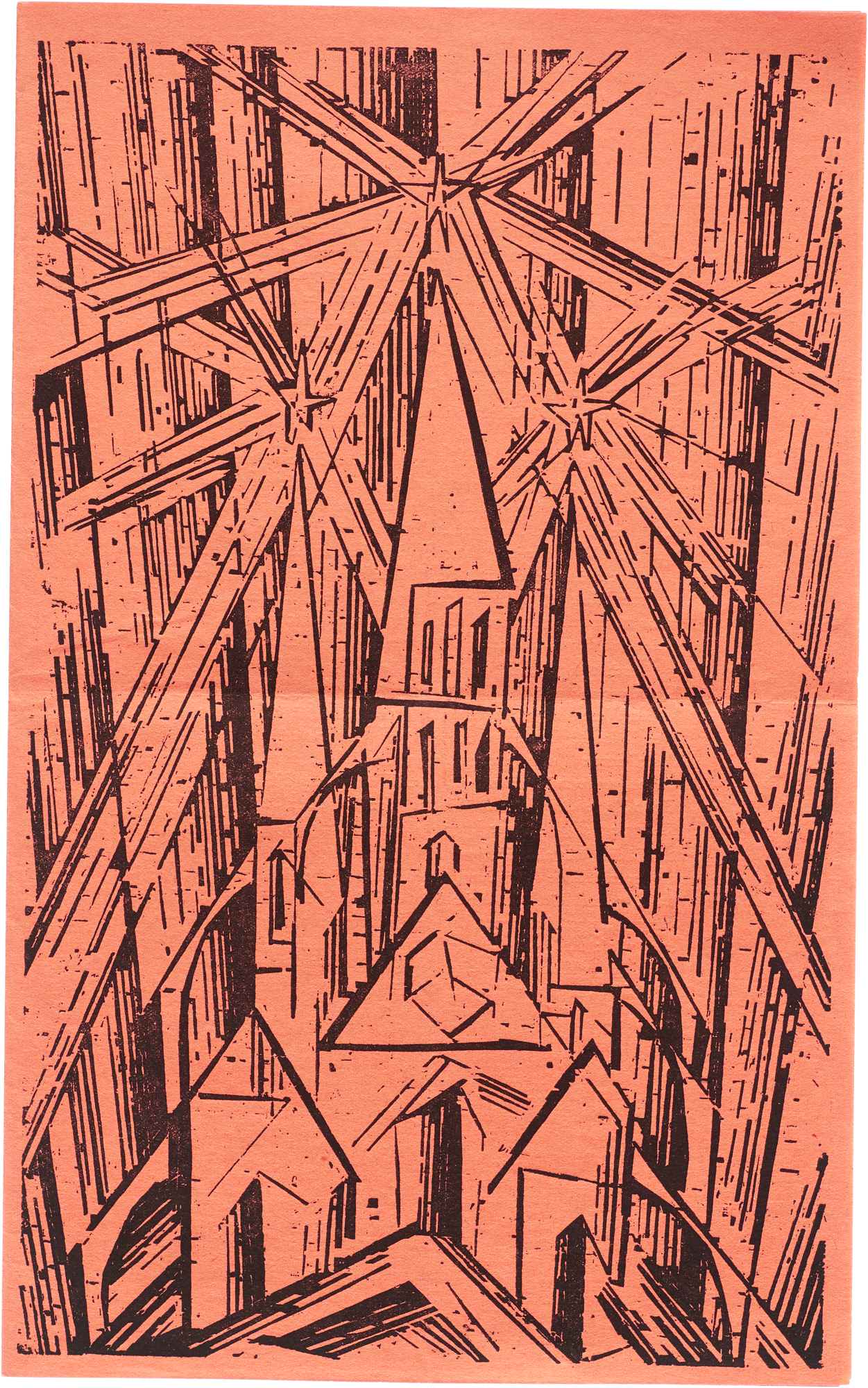 Print by Lyonel Feininger 