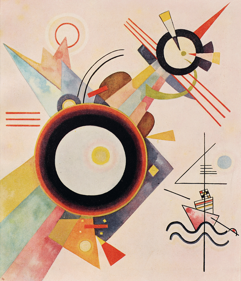 Kandinsky artwork as featured in the 1923 exhibition catalog
